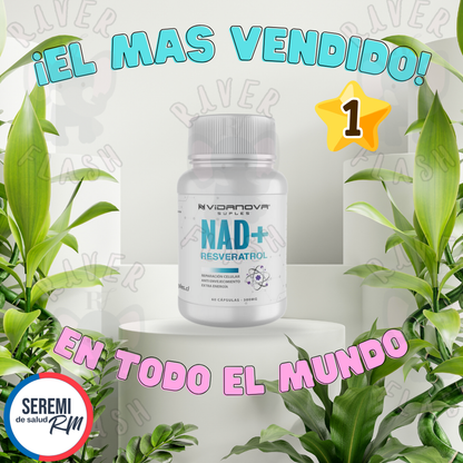 NAD+ RESVERATROL 1000MG 60 CAPS ORIGINAL