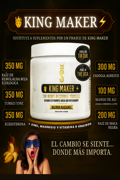 King Maker® Tu poder masculino y confianza imparable